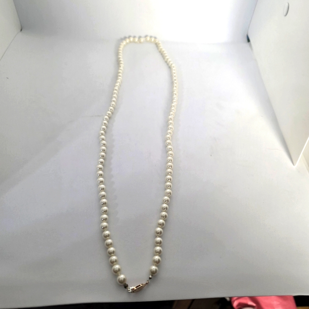 Women's Necklace Faux Pearl Single Strand Necklace